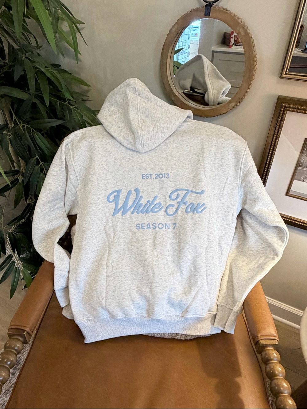 NWT White Fox oversized hoodie
